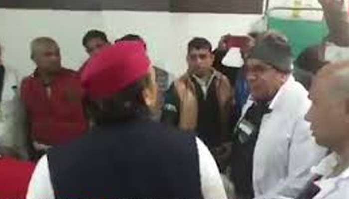Watch: SP chief Akhilesh Yadav calls Emergency Medical Officer a ‘chhota aadmi’, asks him to get out from hospital ward