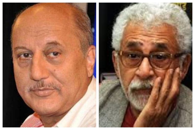 Watch: Anupam Kher gives a befitting reply to a troll, who unfortunately was Naseeruddin Shah
