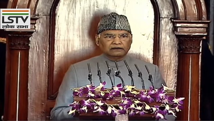 ‘Happy that both houses of parliament passed CAA to fulfil the wishes of Gandhiji’: President Kovind addressing joint session of parliament