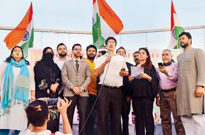 Farhan Azmi shared stage with people like Umar Khalid, Pooja Bhatt and tainted ex-IPS officer Abdur Rehman