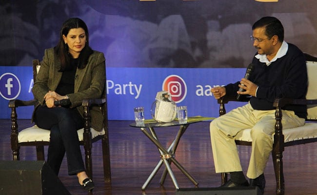 Fixed match? NDTV’s townhall meeting with Arvind Kejriwal had AAP workers asking him questions and praising AAP govt in Delhi