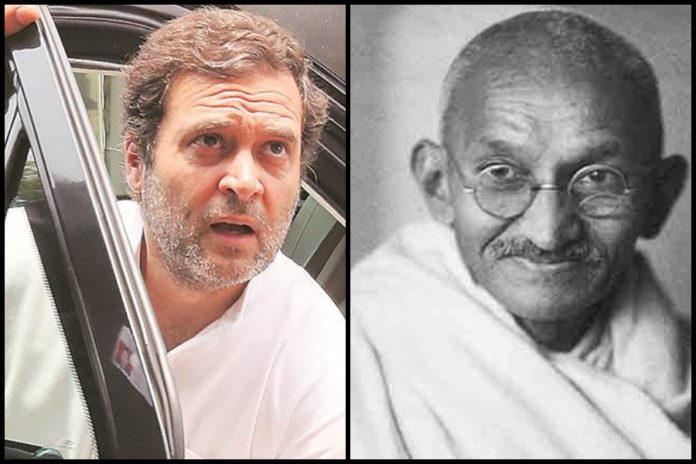 Congress and Rahul Gandhi are destroying Mahatma Gandhi's legacy more than Nathuram Godse ever could