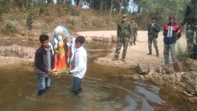 Jharkhand: High School celebrates Saraswati Puja after 50 years, was disallowed earlier due to majority Muslim students