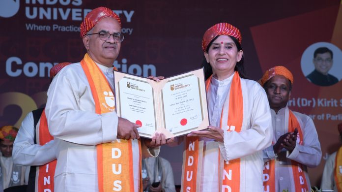 Indologist Shrikant Talageri awarded honorary D.Lit degree by Indus University