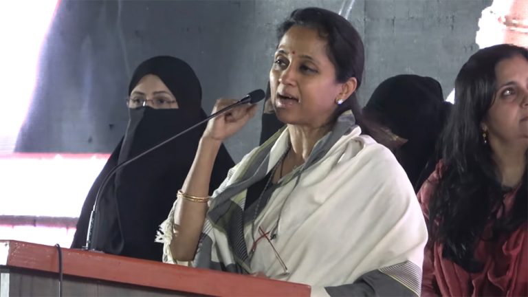 At women’s anti-CAA rally, NCP MP Supriya Sule says that Triple Talaq is good for women according to Quran