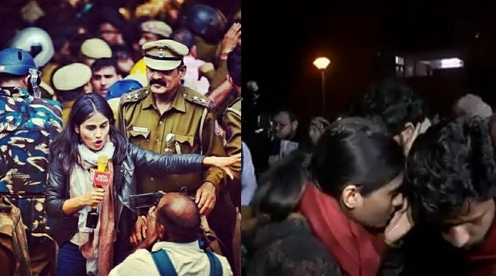 Watch: India Today journalist and JNUSU VP talking in a hushed, off the record conversation. Does this point to collusion?