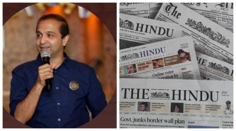 Associate Editor of The Hindu gets schooled after he cries ‘Hindi imposition’ over ISRO mission names, Gaganyaan and Chandrayaan