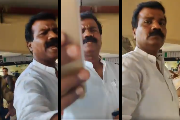 Congress corporator seen creating ruckus at metro station, hits female journalist trying to make video