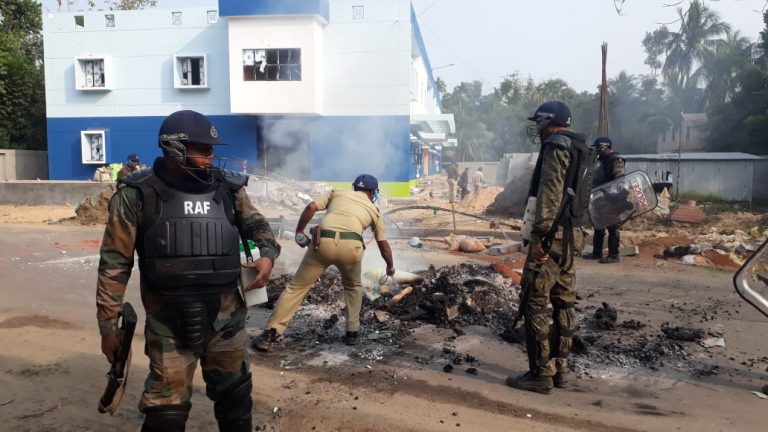 West Bengal: Clashes broke out after land donated for building temple used by state govt to open Madarsa education office