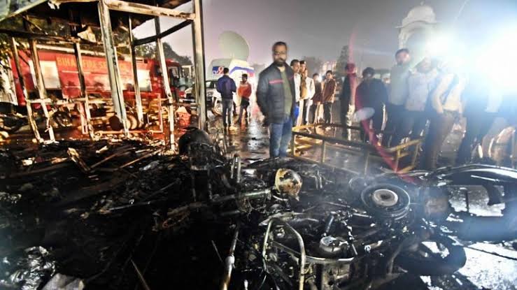 Latest media reports about anti-CAA violence in Patna make no mention of Hanuman Temple that was vandalised