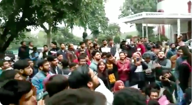 Jamia students block Republic from reporting, try to delete footage as they gherao VC’s office demanding FIR against Delhi Police
