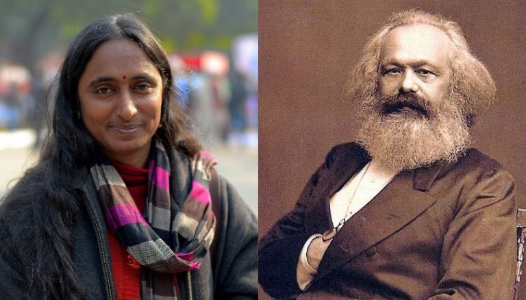 Marxist Kavita Krishnan lies about Karl Marx, says the son of a lawyer came from an extremely poor family