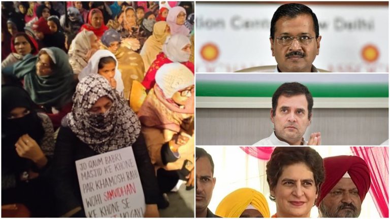 After Congress, AAP leaders booked for anti-CAA violence, ‘protestors’ question absence of Rahul, Priyanka and Kejriwal at Shaheen Bagh, Jamia