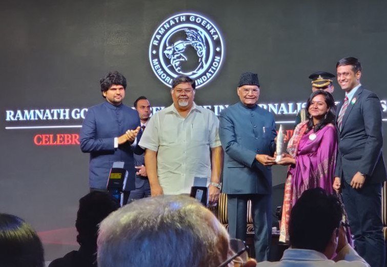 Two The Quint journalists, one accused in MeToo and another for abetment of suicide, win Ramnath Goenka award