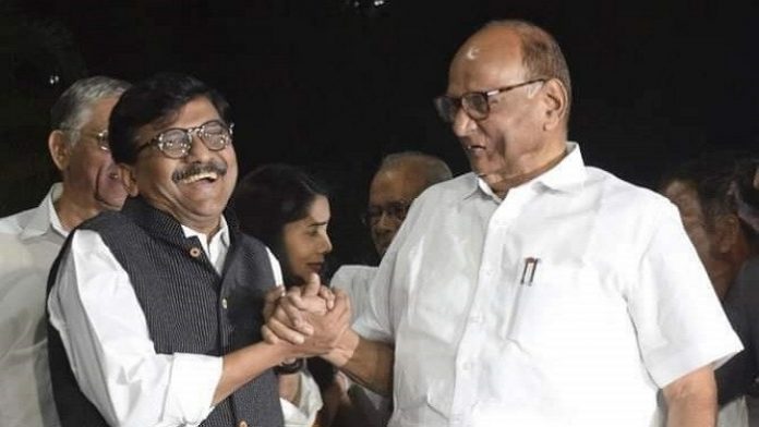 sanjay raut sharad pawar