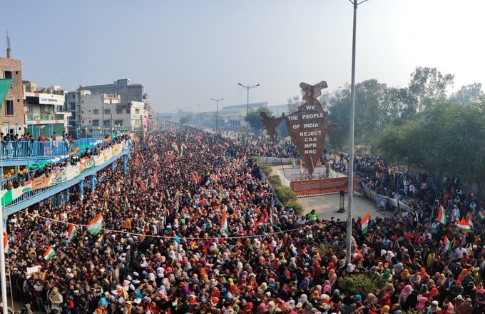 Shaheen Bagh protesters desperately try to prove their patriotism a day after mastermind called to cut off Assam