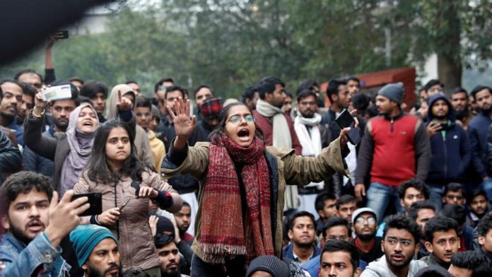 Protests mobilised against the Delhi Police action on December 15, 2019 against Jamia Nagar rioters