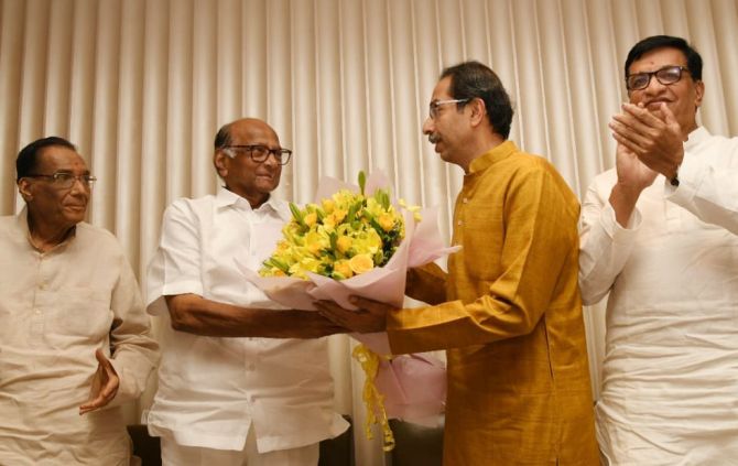 Uddhav Thackeray grants a 51-hectare land worth Rs 10 crore at nominal rate to Sharad Pawar led Trust