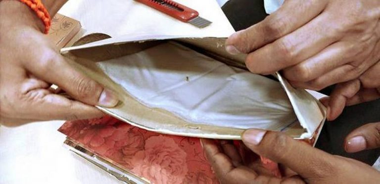 WATCH: Customs officials seize ephedrine drug worth over 5 crores hidden inside wedding cards at Bengaluru Airport