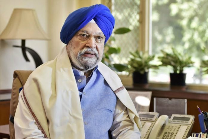 Aviation Minister Hardeep Singh Puri