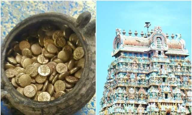 Pot full of over 500 gold coins found in Tamilnadu's 1800 year-old Shiva temple