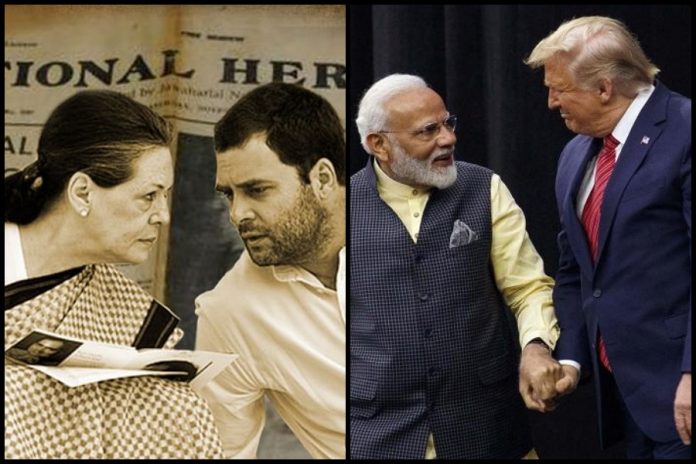Congress mouthpieces derides India, PM Modi and Donald Trump ahead of historic meet