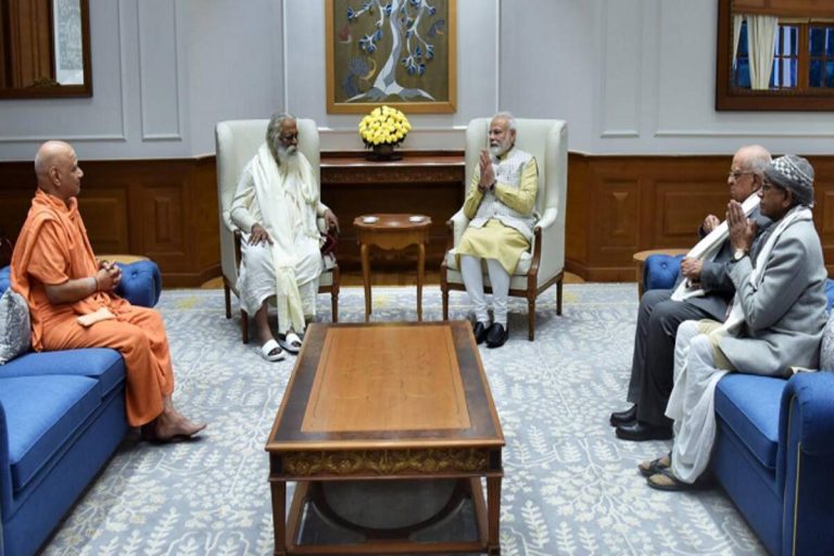 Ram Mandir trustees meet PM Modi, extend invitation for foundation stone laying ceremony