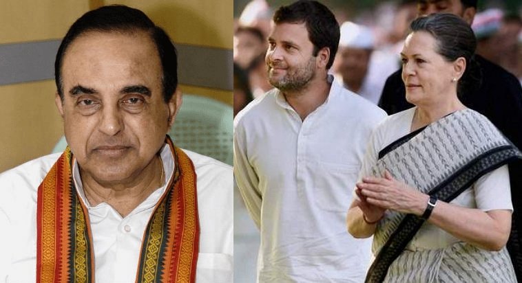 ‘File is on Amit Shah’s table and soon they will lose citizenship’: Subramanian Swamy says Sonia Gandhi and Rahul Gandhi will lose Indian citizenship