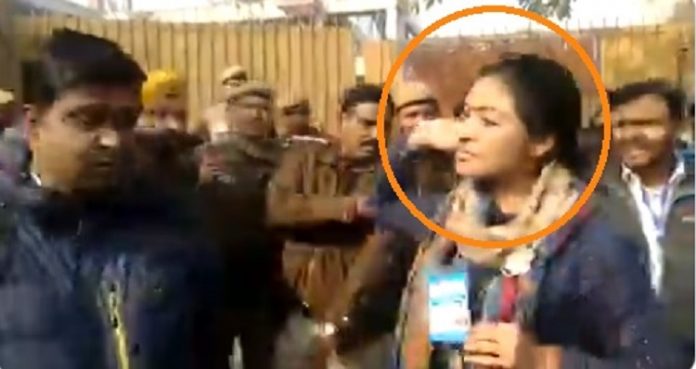 Watch: Congress candidate Alka Lamba slaps AAP worker at polling booth for making lewd comments