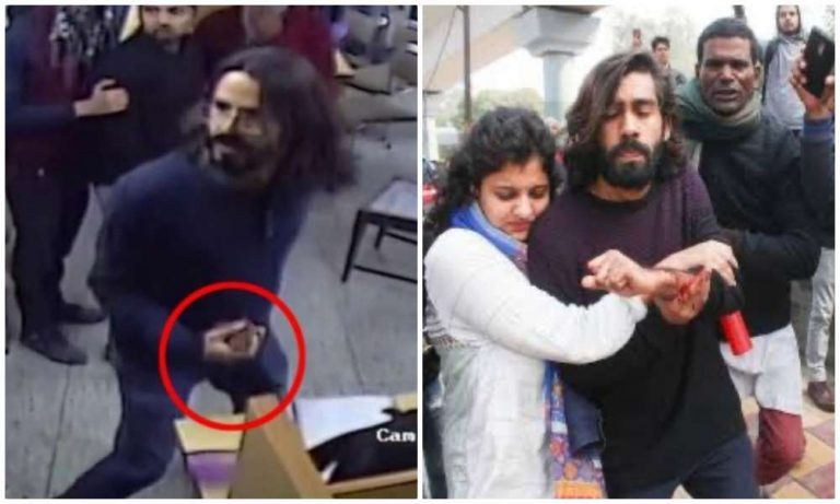 Fact-check: Jamia ‘student’ with ‘stone’ in his hand hiding in library is not the one who was shot at by Jamia shooter