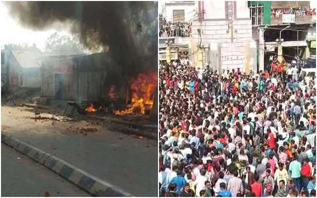 Gujarat: Thousands of Hindus march in Khambhat, call for a bandh after rioting and looting by Muslim mobs