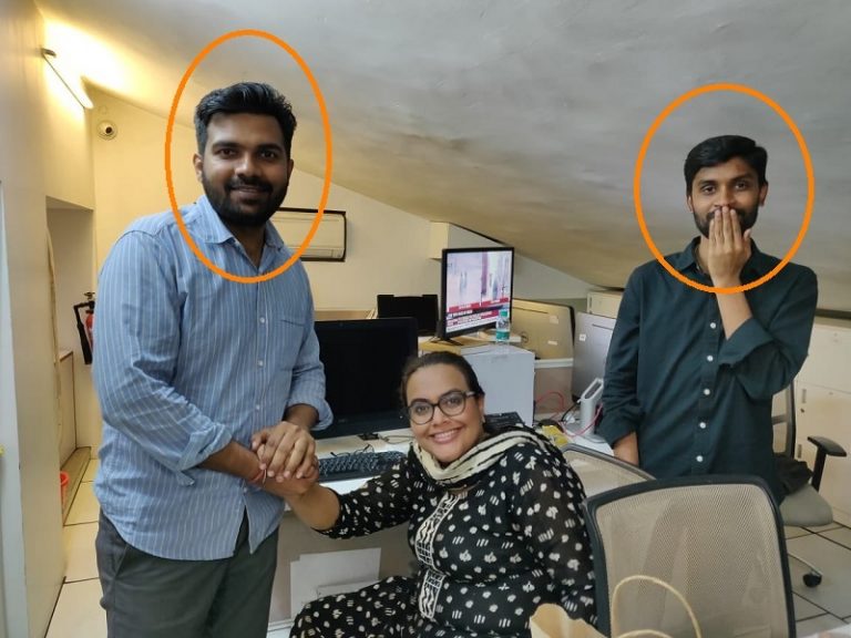 NDTV journalists “badly beaten up by Hindu mob” as claimed by Nidhi post a pic, netizens wonder about lack of apparent injuries