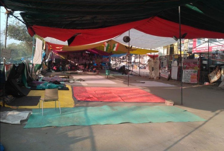 Shaheen Bagh protest site seen empty as AAP all set to return in Delhi