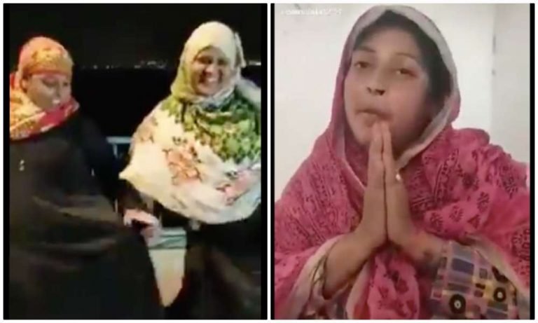 Muslims force Hindu women to apologise for dancing on ‘choli ke peechhe kya hai’ while wearing a burqa in viral TikTok video