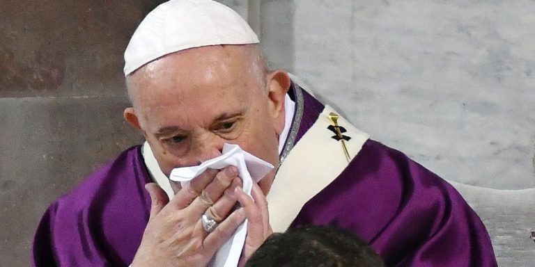 After asking Italian priests to visit coronavirus patients, Pope Francis “asks” God to stop the pandemic “with his hand”