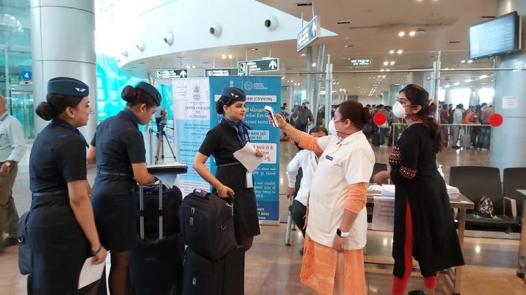 Ahmedabad Airport Authority bust lies peddled by a traveller alleging that there was no thermal screening at the airport