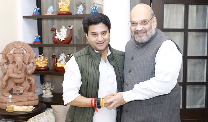 Amit Shah- Jyotiraditya Scindia