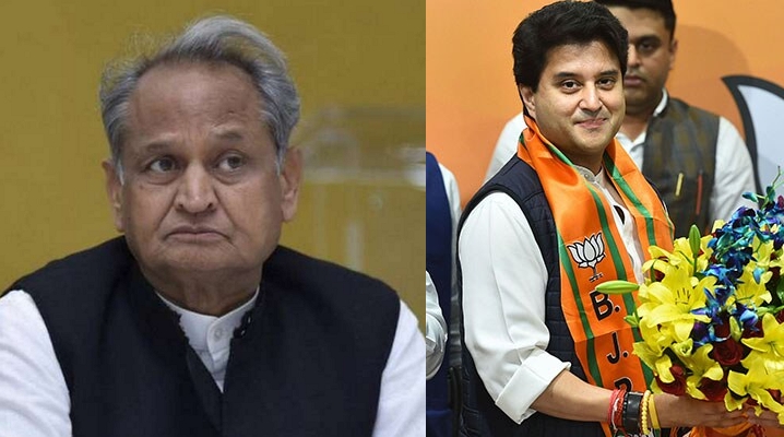 Fearing similar fate? Rajasthan CM Ashok Gehlot hits out at Jyotiraditya Scindia over joining BJP, calls him an ‘opportunist’