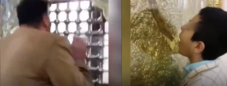 Watch: Iranians lick and kiss shrines amidst Coronavirus outbreak, say they are not scared of the deadly virus