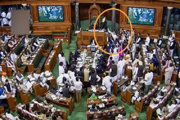 Lok Sabha Congress MPs suspended