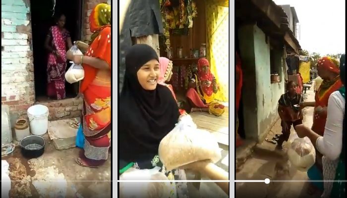 Gujarat: Members of the transgender community distribute ration in Godhra amidst coronavirus outbreak. Watch video