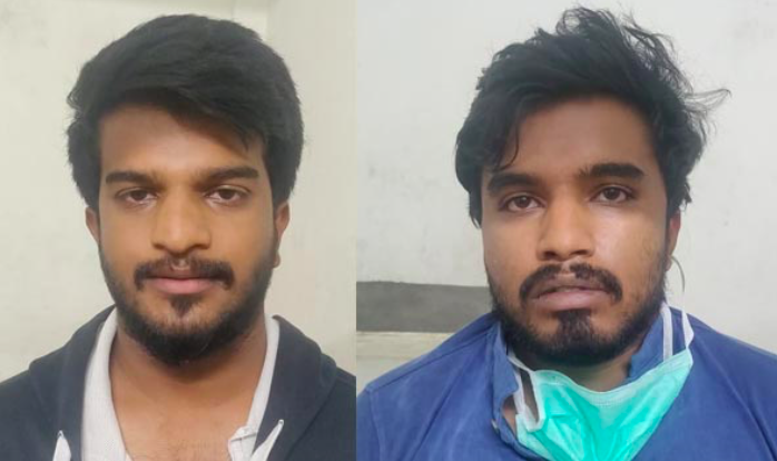 Bengaluru: Two men named Tajuddin and Kutubuddin arrested for assaulting policemen during the coronavirus lockdown