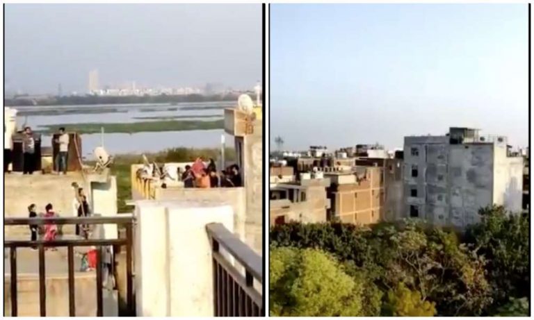 When nation thanked doctors and servicemen, Abul Fazal colony in Delhi’s Jamia Nagar decided to shout ‘Azaadi’ slogans. Watch video