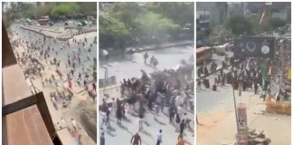 Video surfaces where rioters, including women, pelt stones, attack Delhi Police, killing constable Ratan Lal as he tried to save DCP Amit Sharma