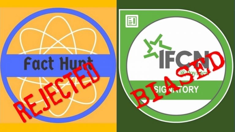 IFCN rejects Fact Hunt’s application based on their founders’ past tweets but overlooks open political prejudice of Altnews founders