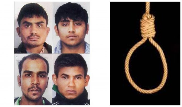 Nirbhaya gangrape and murder convicts to be hanged on Friday 20 March at 5.30 am