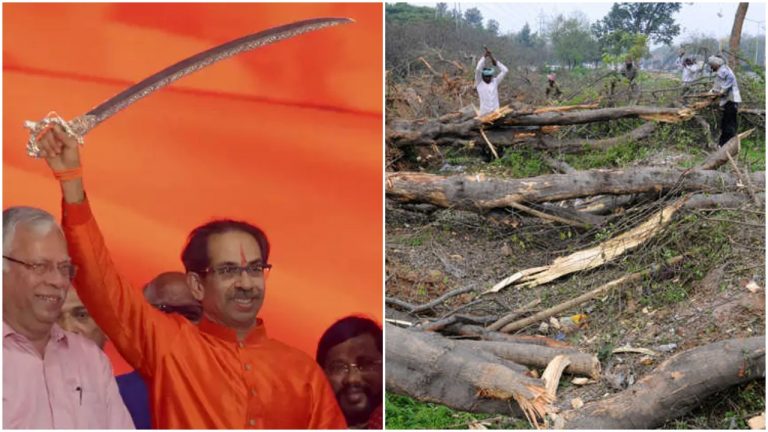 NGOs, Environmentalist silent as ‘secular’ Shiv Sena allows axing of 300 trees for metro construction in Mumbai
