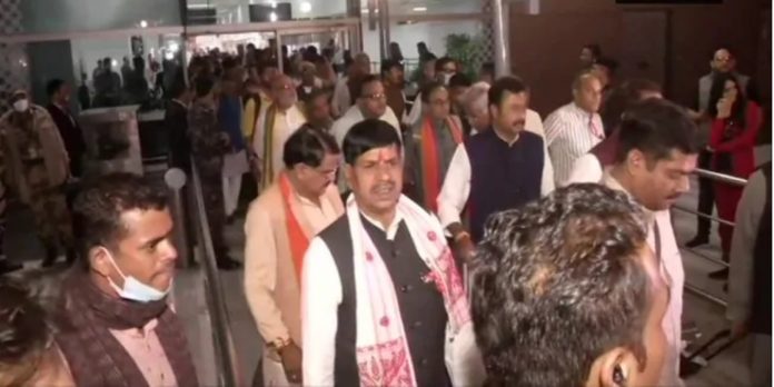 BJP MLAs are hoarded in Delhi as political crisis looms in Madhya Pradesh