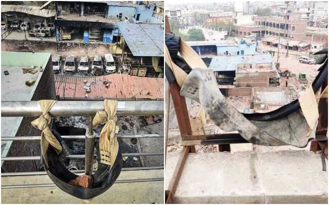 More dangerous than bullets: Improvised slingshots were mounted after every 10-15 houses to inflict maximum damage