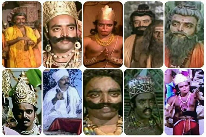 Aslam Khan has played the most number of roles in Ramayana